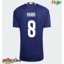Camiseta Japón Takefusa Kubo #8 Primera Equipación para mujer Mundial 2026 manga corta
